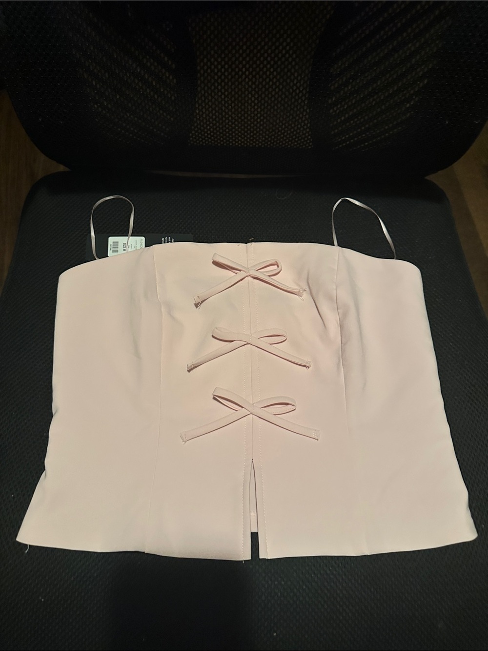 FASHION NOVA Lace-Up Mini Dress in Pink NWT